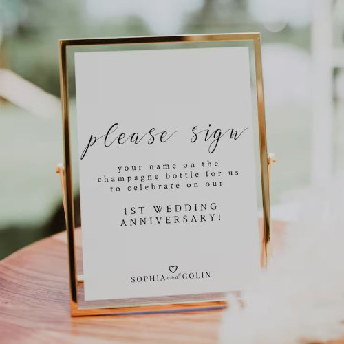 Bottle Guestbook Sign