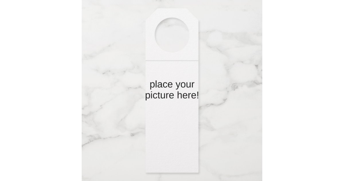 Bottle Hanger template | Zazzle