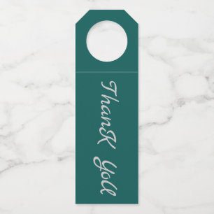bottle hanger - Thank you