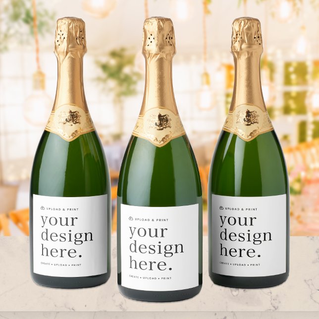 Bottle Label Your Design Upload (Versatile bottle label wraps for business, weddings, special occasion events & more!)