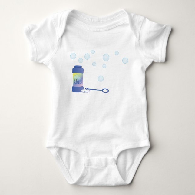 Bottle of Bubbles Baby Bodysuit (Front)