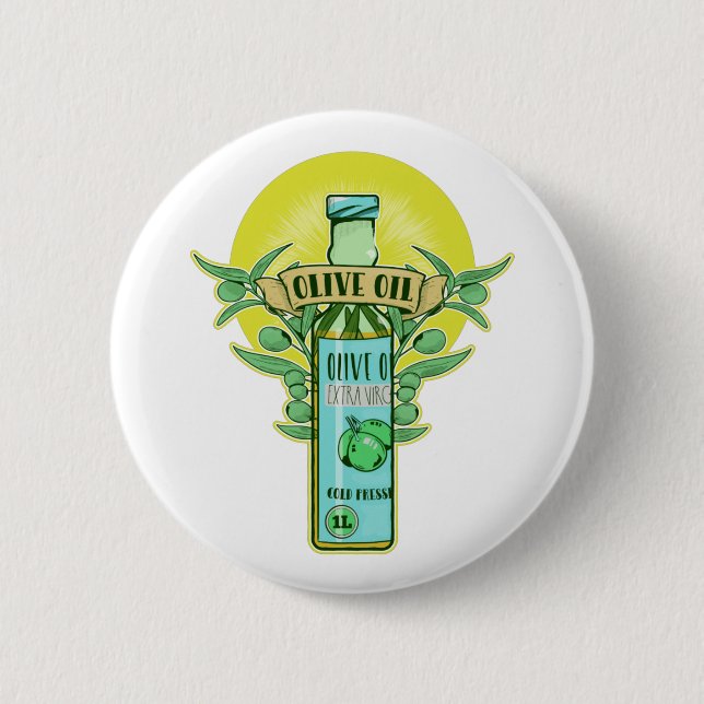 Bottle of olive oil button (Front)