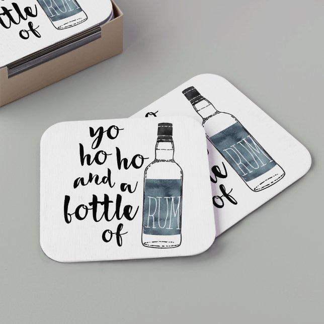 Bottle of Rum Coasters (Creator Uploaded)
