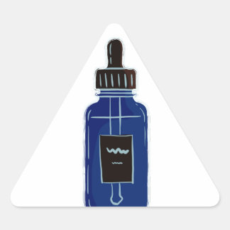 Bottle of Serum Triangle Sticker