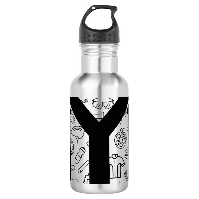 Bottle of water bicycle parts (Front)