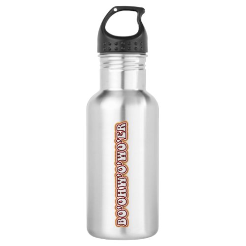 Bottle of Water BoOhOWaer British Accent Brown