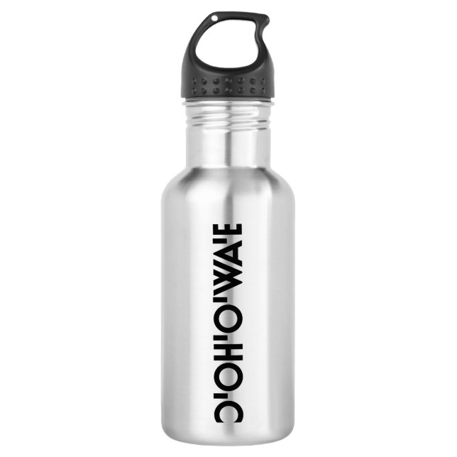 Bottle of Water - Sarcastic Bo'Oh'O'Wa'er British  (Front)
