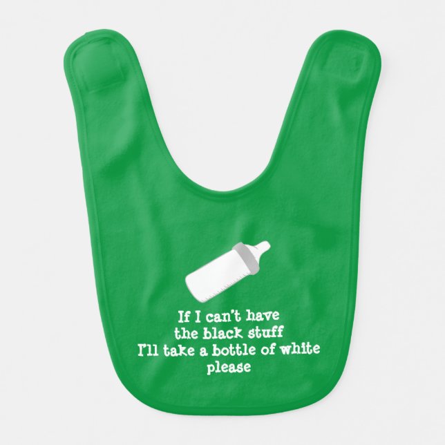 Bottle of white green bib (Front)