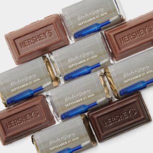 Bottle On Beach Sand Wedding  Hershey's Miniatures