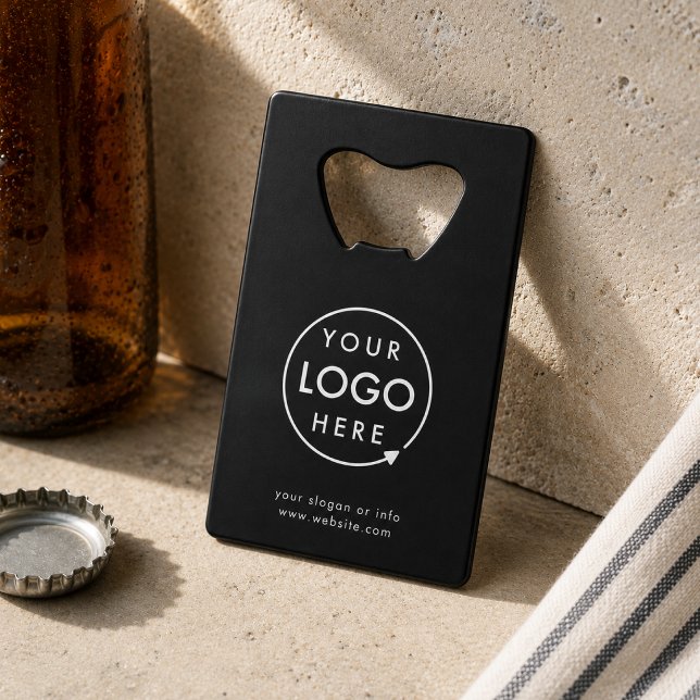 Bottle Opener | Custom Logo Wallet Card Bar Gift (Custom logo credit card bottle opener for branded gifts, events, bars, and giveaways)