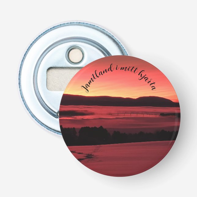 Bottle-opener Even land in my heart Bottle Opener (Front)