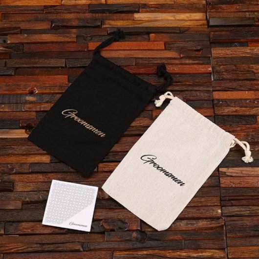 Bottle Opener Gift Set w/ Monogram Wooden Coaster (Front)