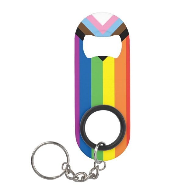 Bottle Opener - LGBTQIA+ Flag (Front)