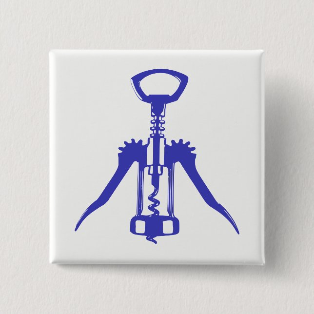 Bottle Opener Pinback Button (Front)