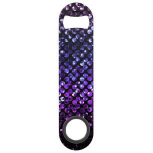Bottle Opener Purple Crystal Bling Strass