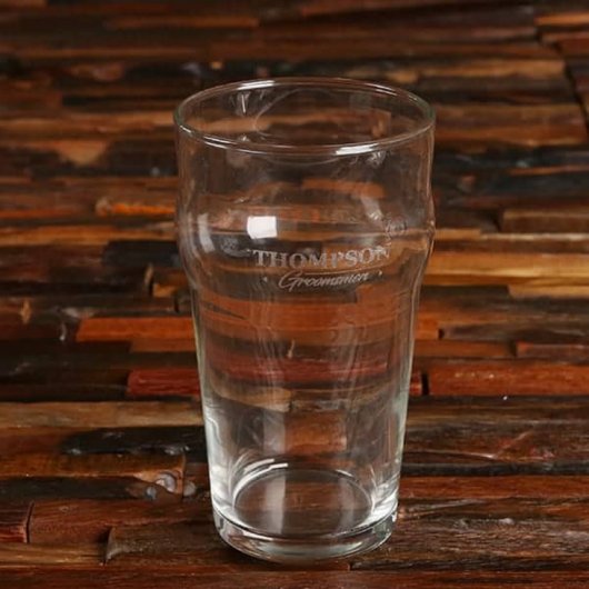 Bottle Opener with Box & 20 oz. Beer Glass (Front)