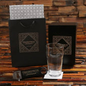 Bottle Opener with Box & 20 oz. Beer Glass (Front)