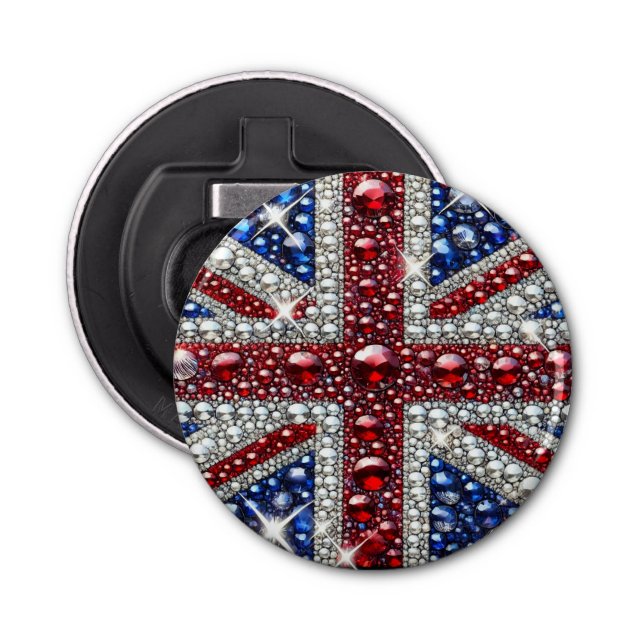 Bottle opener with British Colors Design (Front)