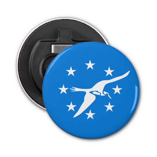 Bottle opener with Flag of Corpus Christi (Front)