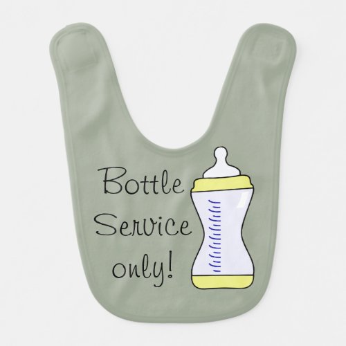 Bottle service only bib
