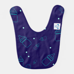 Bottle-Themed Bib – Cute & Practical for Babies