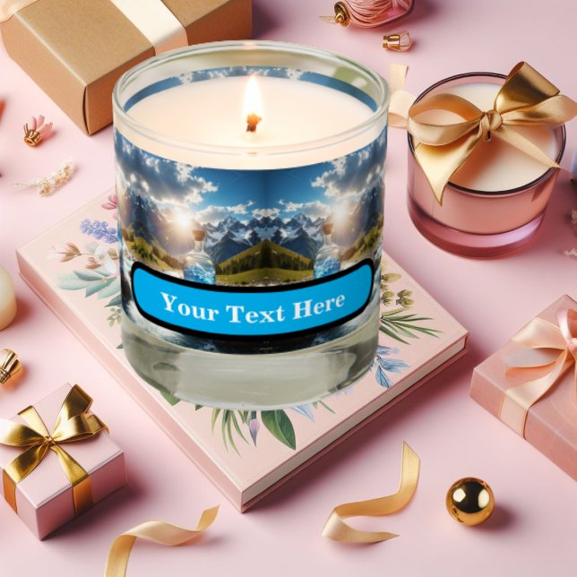 Bottle with Mountain River Scented Candle (Creator Uploaded)