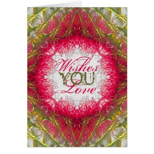 Bottlebrush Love Wishes Card (Front)