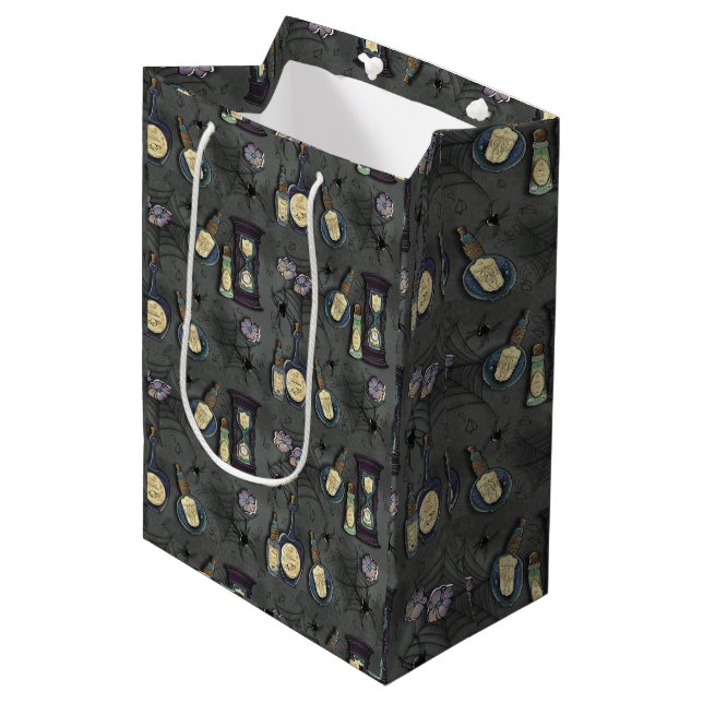 Bottled Fears- Grey Medium Gift Bag (Front Angled)
