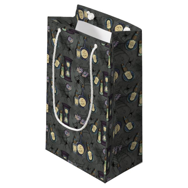 Bottled Fears- Grey Small Gift Bag (Front Angled)