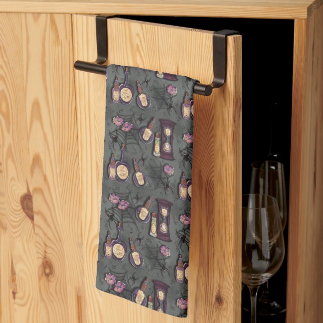 Bottled Fears- Rose Kitchen Towel (Thirds Fold)