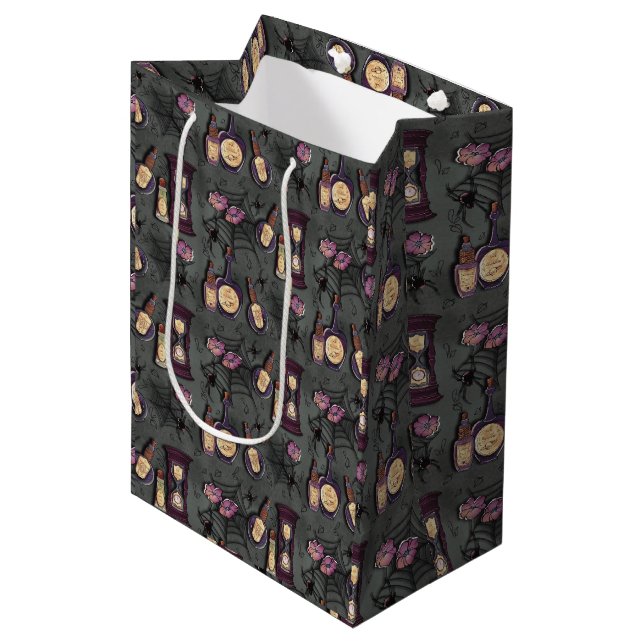 Bottled Fears- Rose Medium Gift Bag (Front Angled)