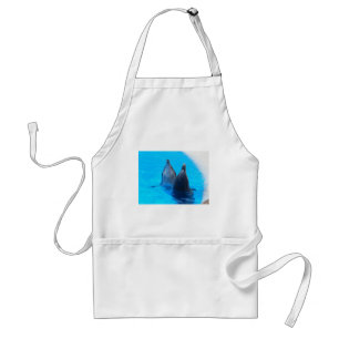 bottlenose dolphin fish marine ocean under water adult apron
