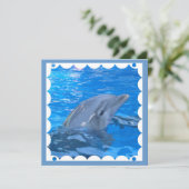 Bottlenose Dolphin Invitation (Standing Front)