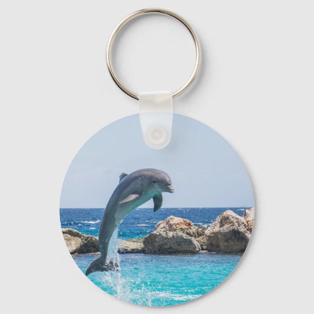 Bottlenose Dolphin Keychain (Front)