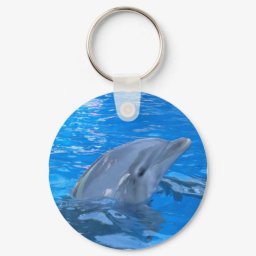 Bottlenose Dolphin Keychain