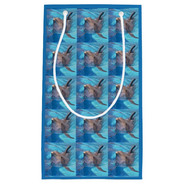 Bottlenose dolphin small gift bag (Front)