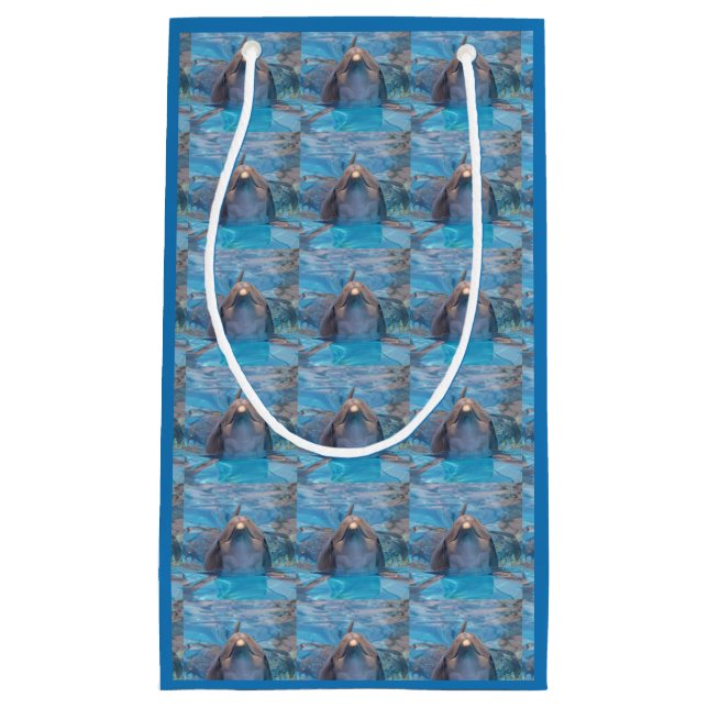 Bottlenose dolphin small gift bag (Front)