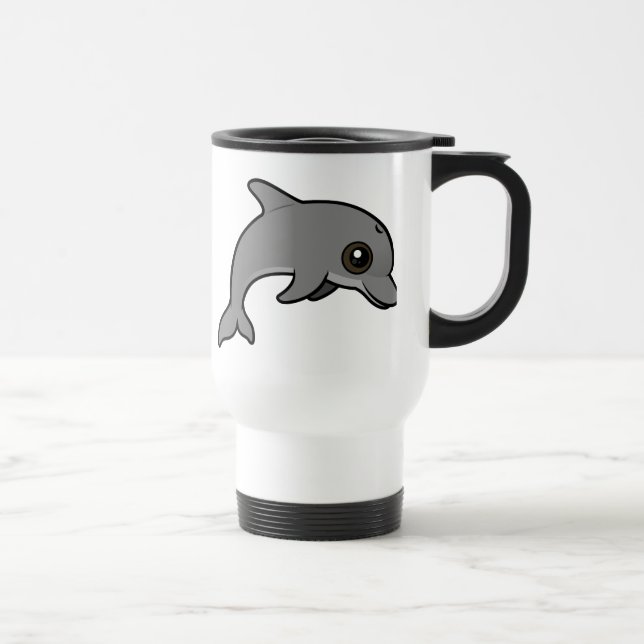 Bottlenose Dolphin Travel Mug (Right)