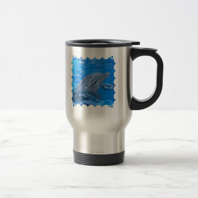 Bottlenose Dolphin Travel Mug (Right)