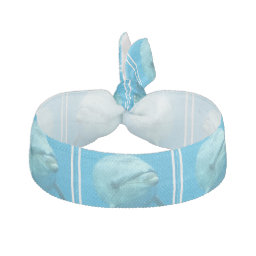 Bottlenose Dolphin Underwater Ribbon Hair Tie