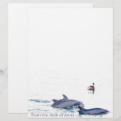 Bottlenose Dolphins Letterhead (Front/Back)