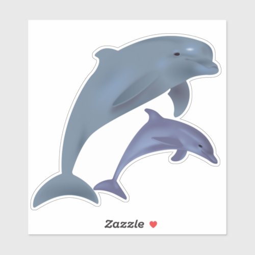 Bottlenose Dolphins Sticker