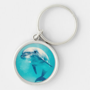Bottlenosed Dolphin Underwater Keychain