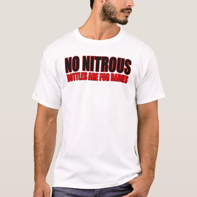 Bottles are for Babies T-Shirt (Front)