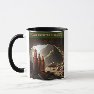 Bottles Beside A Cave Mug