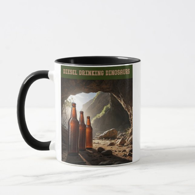 Bottles Beside A Cave Mug (Left)