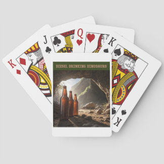 Bottles Beside A Cave Poker Cards