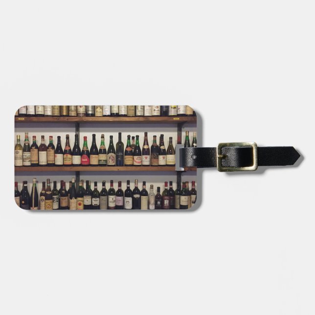 Bottles of Wine Luggage Tag (Front Horizontal)