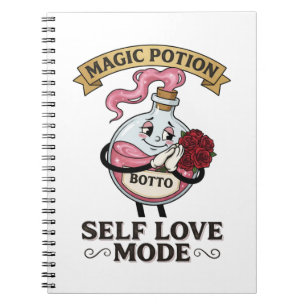 Botto Self Love Mode Vintage Magic Potion A Notebook
