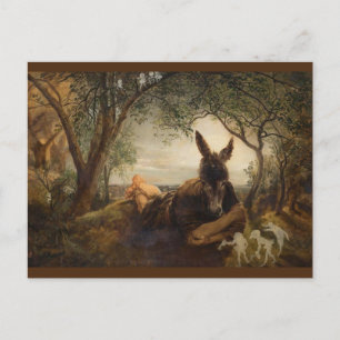 Bottom and the Fairies Holiday Postcard